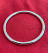 Plain Rounded Bangles Solid 925 Sterling Silver Bangles, 4mm Round Thickness Bangles, Heavy Mens Bangles, Handmade Chunky Bangles, Everyday Wear