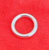 Plain Round Band Ring-4mm Solid Round Thick Band Ring-925 Sterling Silver Band Ring-Statement Ring-Gift For Her-Sun Earrings