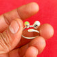 Silver Stackable Ring-925 Sterling Silver Adjustable Ring-Multi Gemstone Ring-Gift For Her-5mm Round Opal & Pearl Gemstone Ring-Minimalist Dainty Ring-Statement Ring