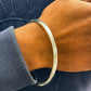 Plain Rounded Bangles Solid 925 Sterling Silver Bangles, 4mm Round Thickness Bangles, Heavy Mens Bangles, Handmade Chunky Bangles, Everyday Wear