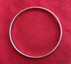 Plain Half Round Bangle, Handmade Chunky Bangle, Solid 925 Sterling Silver Bangles, 4mm Wide Bangle, Mens and Women Bangle, Gift For Her,
