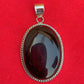 Black Onyx Oval Gemstone Pendant, Women Pendant, Large Oval Pendant 25X35 Oval Size Gemstone Pendant, Handmade Jewelry, Natural Gemstone Pendant,