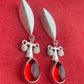 Teardrop Garnet Gemstone Earrings, Handmade 925 Sterling Silver Earrings For Women, 10x14mm Teardrop Red Garnet Earrings, Dangling Fidget Balls Earrings, Gift For Her